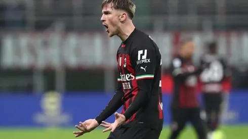 Alexis Saelemaekers of AC Milan