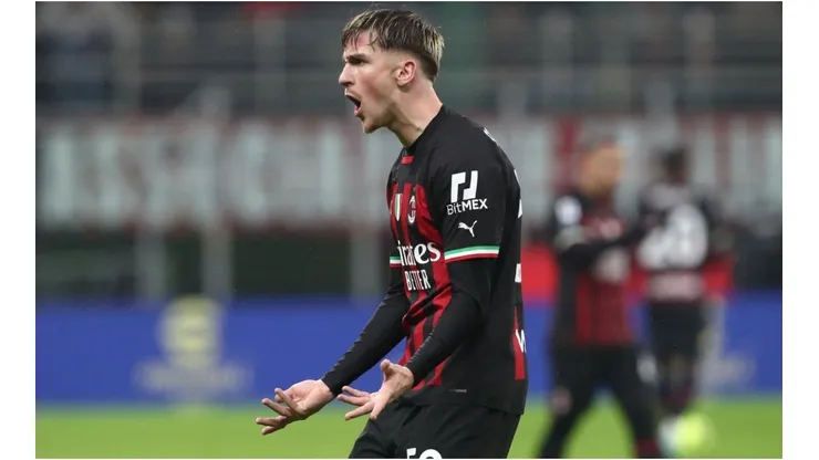 Alexis Saelemaekers of AC Milan
