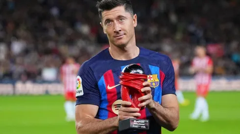 Robert Lewandowski of FC Barcelona