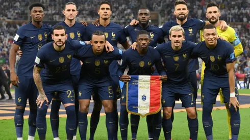 The French national team in Qatar 2022.