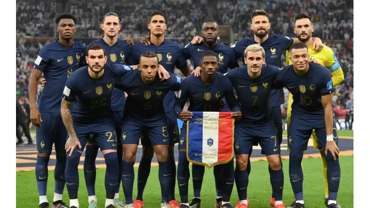The French national team in Qatar 2022.