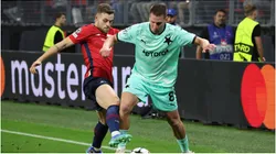 Lukas Masopust (Slavia Prague) and Gabriel Gudmundsson (LOSC Lille)