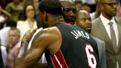 LeBron James and Michael Jordan