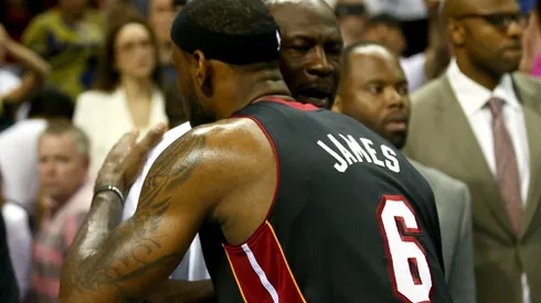 LeBron James and Michael Jordan