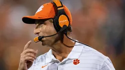 Head coach Dabo Swinney of the Clemson Tigers