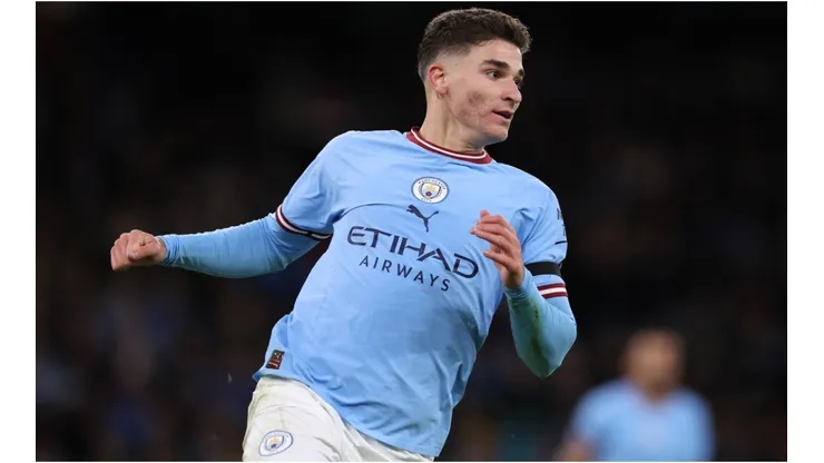 Julian Alvarez of Manchester City