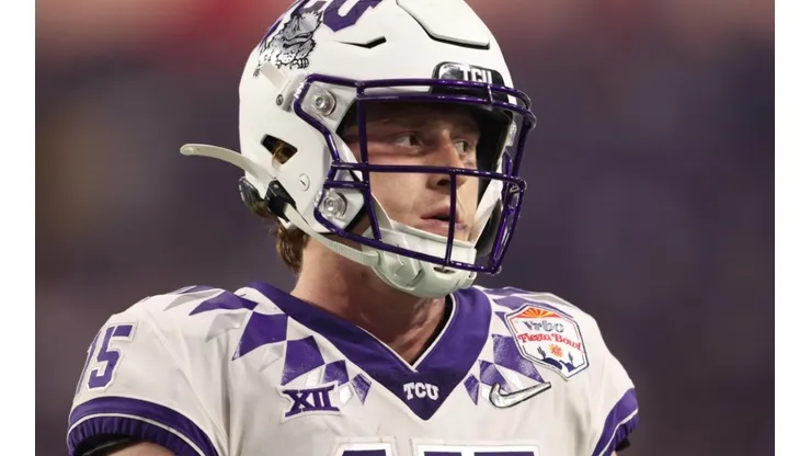Max Duggan of the TCU Horned Frogs