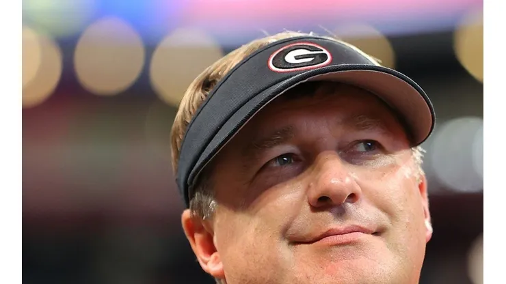 Head coach Kirby Smart of the Georgia Bulldogs