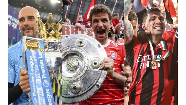 Premier League, Bundesliga, and Serie A winners