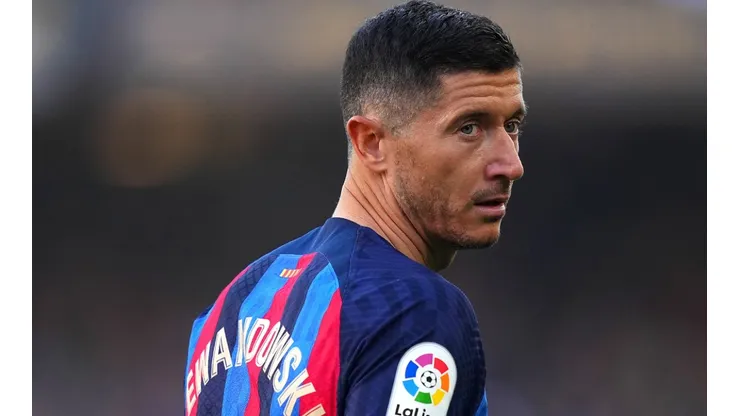 Robert Lewandowski of Barcelona