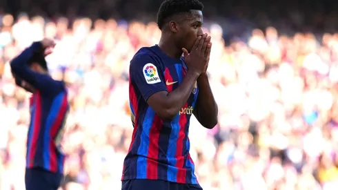 Ansu Fati of FC Barcelona