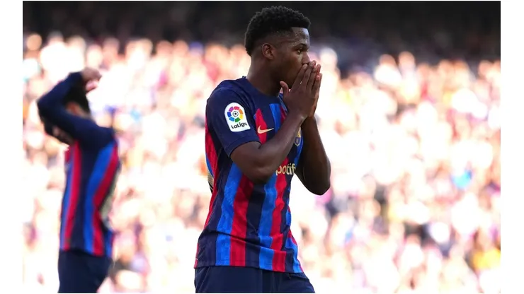 Ansu Fati of FC Barcelona