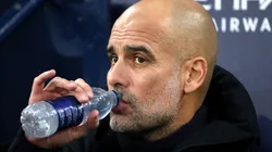 Pep Guardiola in Manchester City vs Everton for the EPL