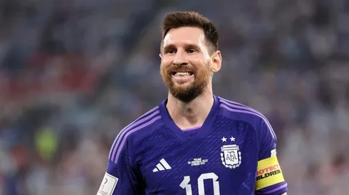 Lionel Messi at the Qatar 2022 World Cup with Argentina