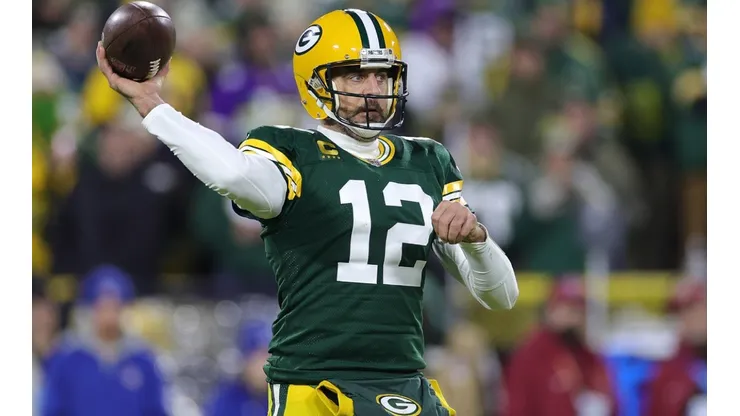 Aaron Rodgers in the win over the Vikings