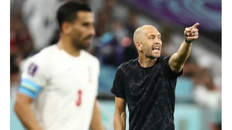 Gregg Berhalter, Head Coach of United States, calls to players during the FIFA World Cup Qatar 2022