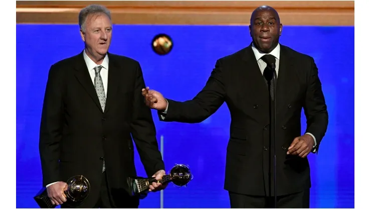 Larry Bird and Magic Johnson