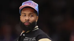 Odell Beckham Jr. during an NBA game (2022)