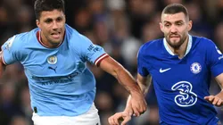 Rodri of Manchester City and Mateo Kovacic of Chelsea