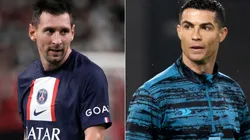 Lionel Messi of PSG and Cristiano Ronaldo of Al-Nassr