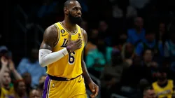 LeBron James of the Los Angeles Lakers