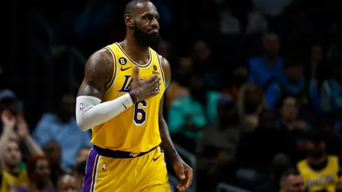 LeBron James of the Los Angeles Lakers