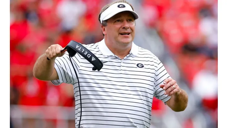 Head coach Kirby Smart of the Georgia Bulldogs