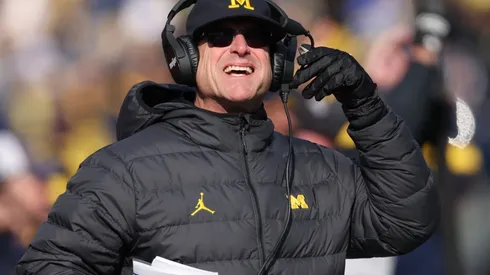 HC Jim Harbaugh of Michigan Wolverines