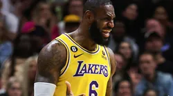 LeBron James of the Los Angeles Lakers