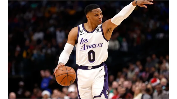 Russell Westbrook of the Los Angeles Lakers