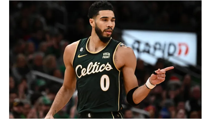 Jayson Tatum of the Boston Celtics