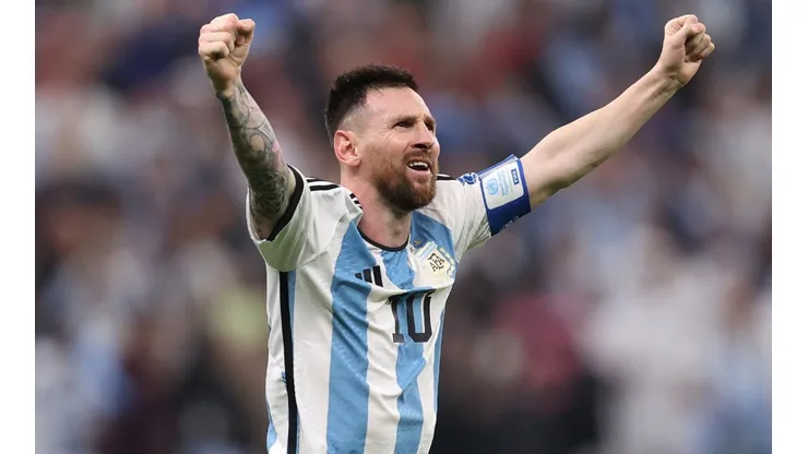 Lionel Messi at the Qatar 2022 World Cup final