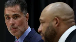 Rob Pelinka and Darvin Ham