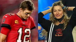 Tom Brady (Tampa Bay Buccaneers - NFL 2022) and Gisele Bundchen
