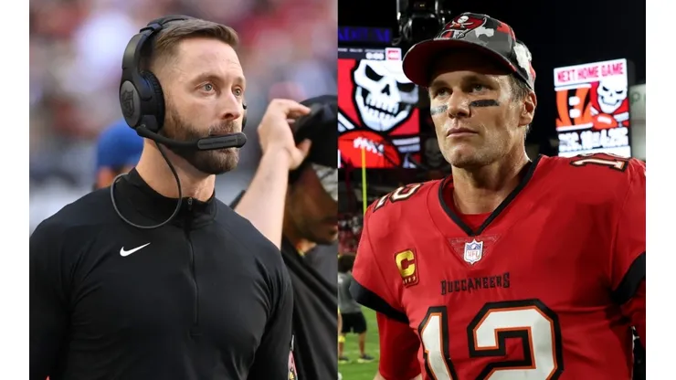 Kliff Kingsbury (left / Arizona Cardinals), Tom Brady (right / Tampa Bay Buccaneers) - NFL 2022