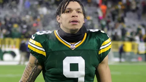 WR Christian Watson of the Green Bay Packers