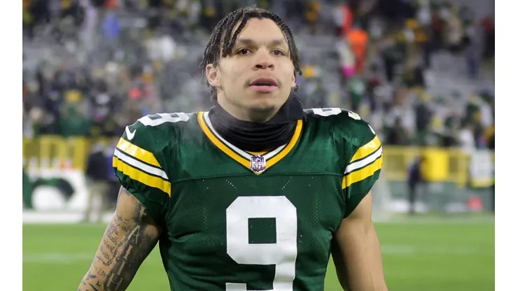 WR Christian Watson of the Green Bay Packers