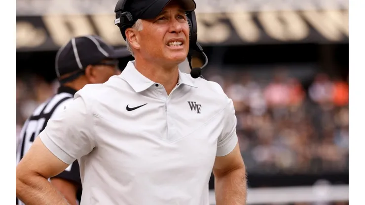 HC Dave Clawson of Wake Forest