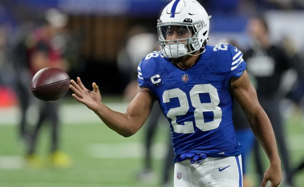 Colts running back Jonathan Taylor was an All-Pro in 2021