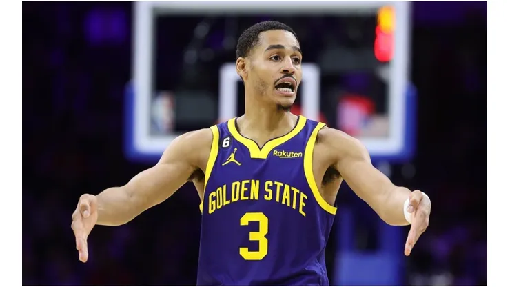 Jordan Poole of the Golden State Warriors