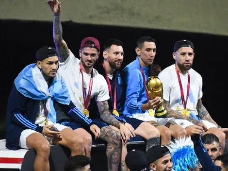 Video: Watch out Messi! Argentina players nearly hit a power line during celebrations