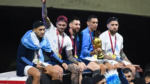 Argentina players celebrating