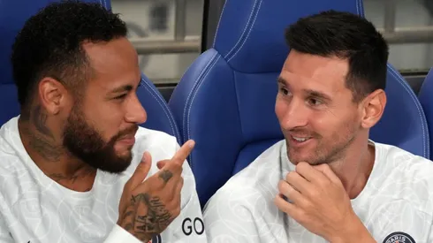 Messi and Neymar with PSG