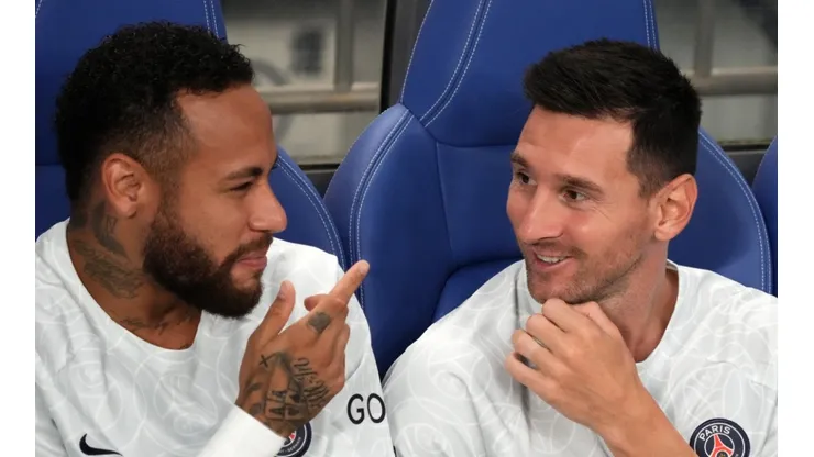 Messi and Neymar with PSG