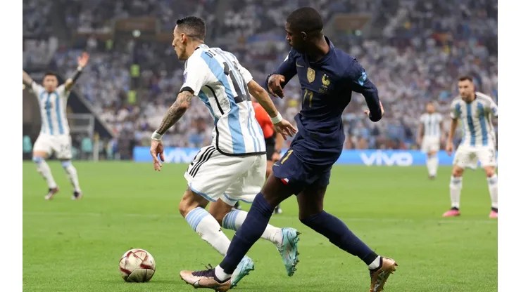 Angel Di María and Ousmane Dembele