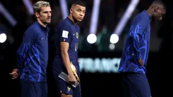 Antoine Griezmann and Kylian Mbappe of France