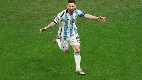 Lionel Messi of Argentina
