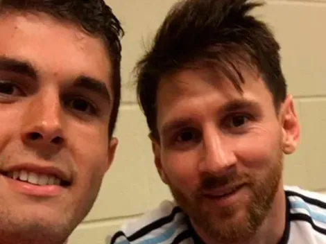 USMNT star Christian Pulisic congratulates Lionel Messi on World Cup win