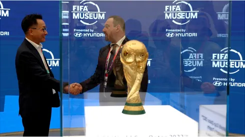 2022 FIFA World Cup Trophy at the FIFA Museum