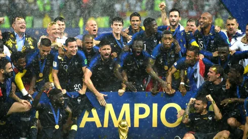 France players at the 2018 FIFA World Cup Final